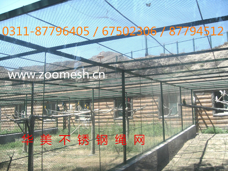 测量与设计鹦鹉笼舍防护网 金刚鹦鹉笼舍防护网3D设计图