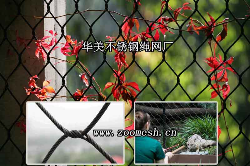 工厂预定动物园钢丝绳手工编织网，钢丝绳编织网成本.jpg