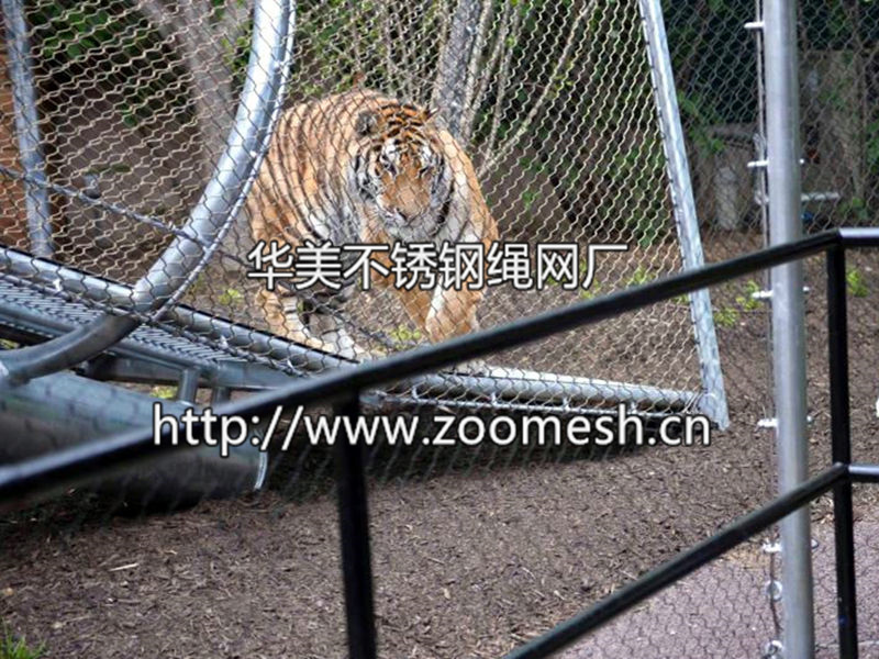 老虎笼舍网、虎狮豹围栏网、老虎围栏网、狮子围网、豹笼舍、大型猛兽围网