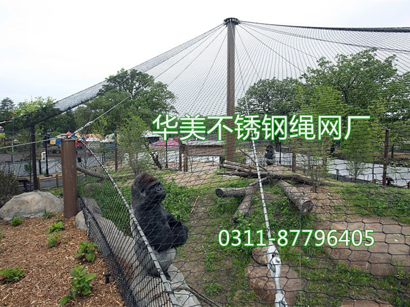 动物笼舍专用防护网、动物园专用防护网、动物园防护网、动物笼舍防护网、不锈钢动物防护网、钢丝绳笼舍防护网、不锈钢绳笼舍防护网、不锈钢绳网